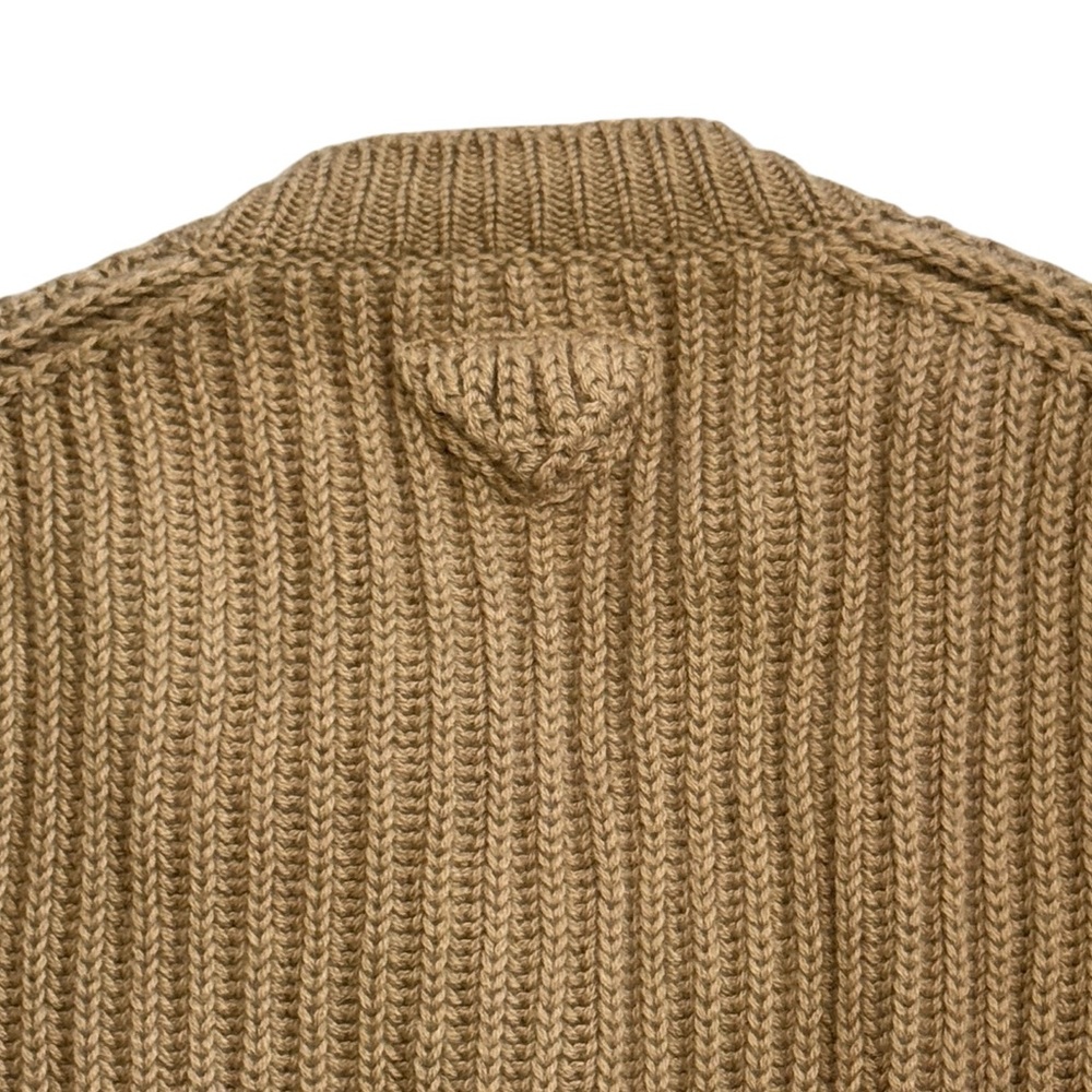 PRADA***Women's Brown Heavy Knit Cardigan Sweater***Size 42 $2450 NWT - Picture 4 of 4